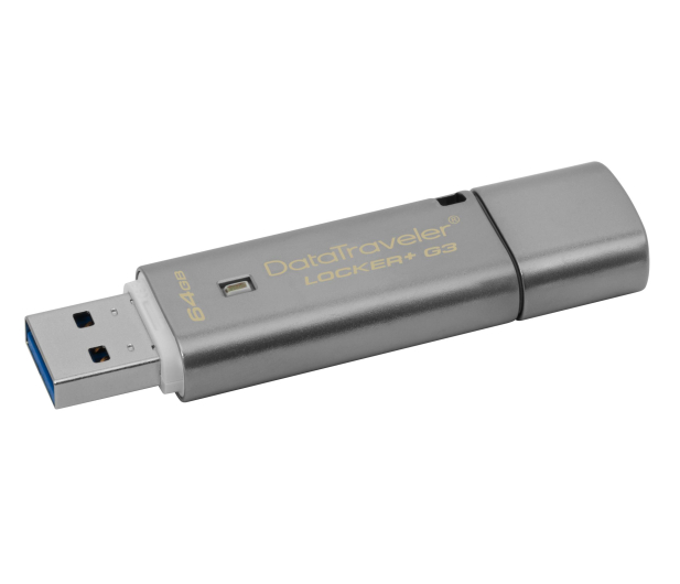 Kingston 64GB DataTraveler Locker+ G3 (USB 3.0) 135MB/s - 169317 - zdjęcie 4
